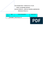 Wisudawan S1 Teknik Arsitektur PDF