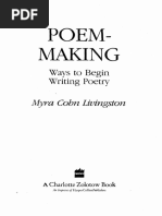 Poem-Making Myra Cohn Livingston PDF