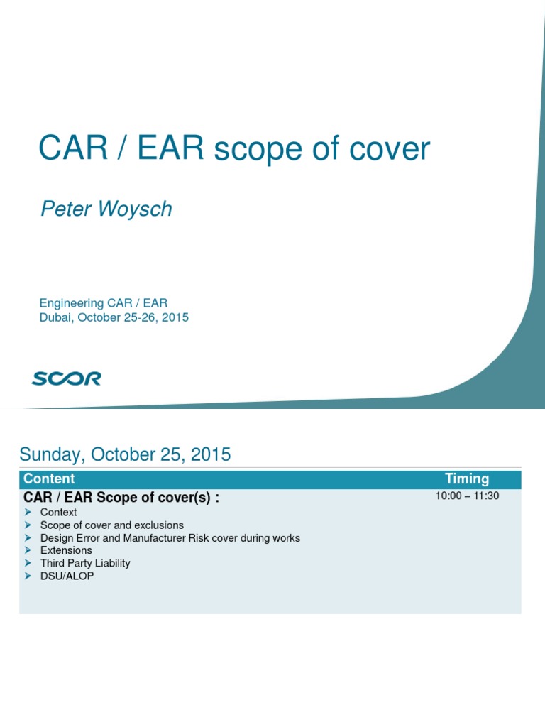 2 CAREARALOPDSUScopofCovers | PDF | Liability Insurance | Deductible