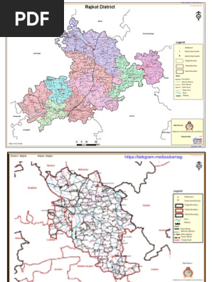 Rajkot District Map With Villages Rajkot District Map | Pdf
