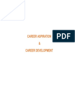 Career Aspiration and Career Development PDF