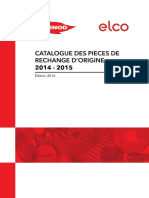 Catalogue Des Pièces de Rechange D'origine 2014-2015 PDF