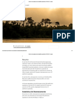 Relatório Do Avanço Do Desmatamento Da Amazônia Legal - 2016