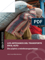 Los Artesanos Del Transporte en El Alto. de Qipiris A Minitransportistas