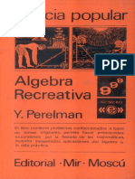 Álgebra Recreativa - Y. Perelman - MIR (Ciencia Popular).pdf