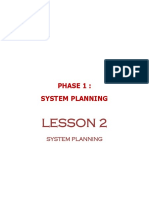 Lesson 2 System Planning