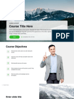 Course template