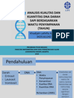 Uji Kualitas Dan Kuantitas Dna Dari Darah Sapi