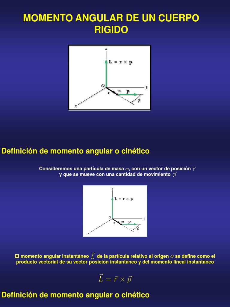 Momento Angular PDF PDF Momento angular Impulso