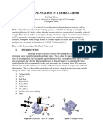 Design and Analysis of an ATV Brake Caliper