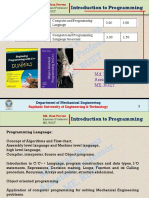 Lecture 1.1 Basic MRP Programming