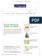 Circuito Detector de Ventana Con LM339 - Electrónica Unicrom