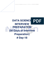 Data Science Interview Preparation(#DAY 18)