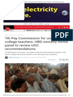 7th Pay Commission for University, College Teachers_ HRD Ministry Forms Panel to Review UGC Recommendations _ Zee News
