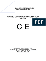 M Carro Cortador 180 PDF