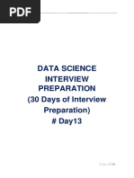 Data Science Interview Questions (#Day13)