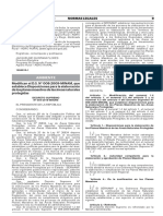 Modifican El D.S. #008-2009-MINAM, Que Establece Disposiciones para La Elaboración de Los Planes Maestros de Las Áreas Naturales Protegidas