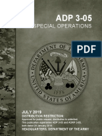 Army Special Operations Forces Doctrine