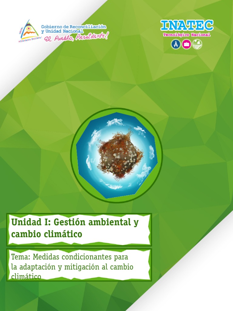 Tema 3 - Medidas para la adaptación y mitigación al cambio climático (1 ...