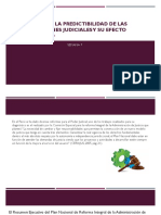 Análisis de la predictibilidad judicial y su efecto económico