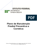 Planode Manuteno Predialdo Campus Ipojuca