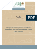 Avis Du Conseil Économique Et Social Et Environnemental Du Maroc