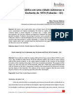 Calamidade Pública em Uma Cidade Submersa