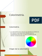 Colorimetría: medición y cuantificación del color