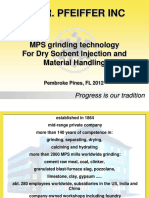 MPS vertical roller mill technology for dry materials handling