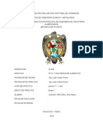 PRACTICA N 01 DE MECANICA DE FLUIDO Jueves