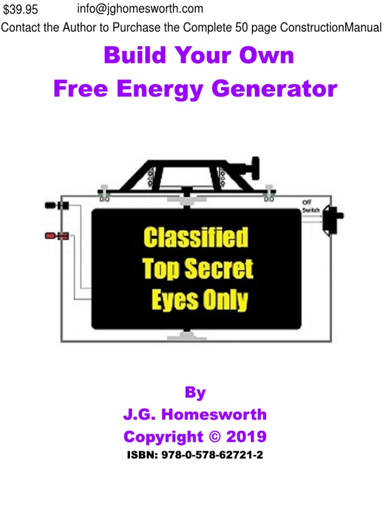 Build Your Own Free Energy Generator (Sample) | PDF