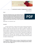 Thailane Mendonça - Política de Segurança e A Construção Do Conceito de Inimigo Interno No Brasil Thaiane Mendonça PDF