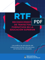 Reconocimiento de Trayectos Formativos en Educación Superior