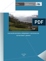 Evaluación geológica, geodinámica y geotécnica sector FONAVI Abancay