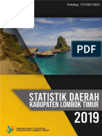 Statistik Daerah Kabupaten Lombok Timur 2019