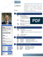 CV Terbaru - M Syahrul Fauzi PDF