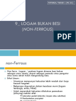 9 - Logam Bukan Besi (Non Ferro)