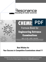 Chemistry Formula Booklet Jeemain - Guru PDF