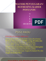 Materi Pelatihan Kader Posyandu