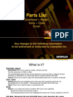 Parts List - Download - Import - Save - Open - Emai 2011