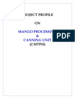 Mango Processing & Canning Unit
