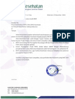 Surat Tindak Lanjut BPKP (Pedoman Pencegahan Kecurangan)