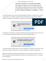 Truco MacOS - Solución Del Problema Al Abrir Archivos - Faq-Mac