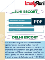 Independent Escort in Delhi