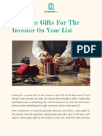 6 Unique Gifts for the Investor on Your List