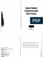 Computer Simulation of Compression Ignition Engine Processes V Ganesan BN PDF