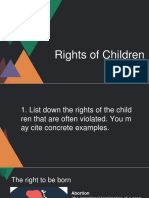 (TCALLP) Right of Children