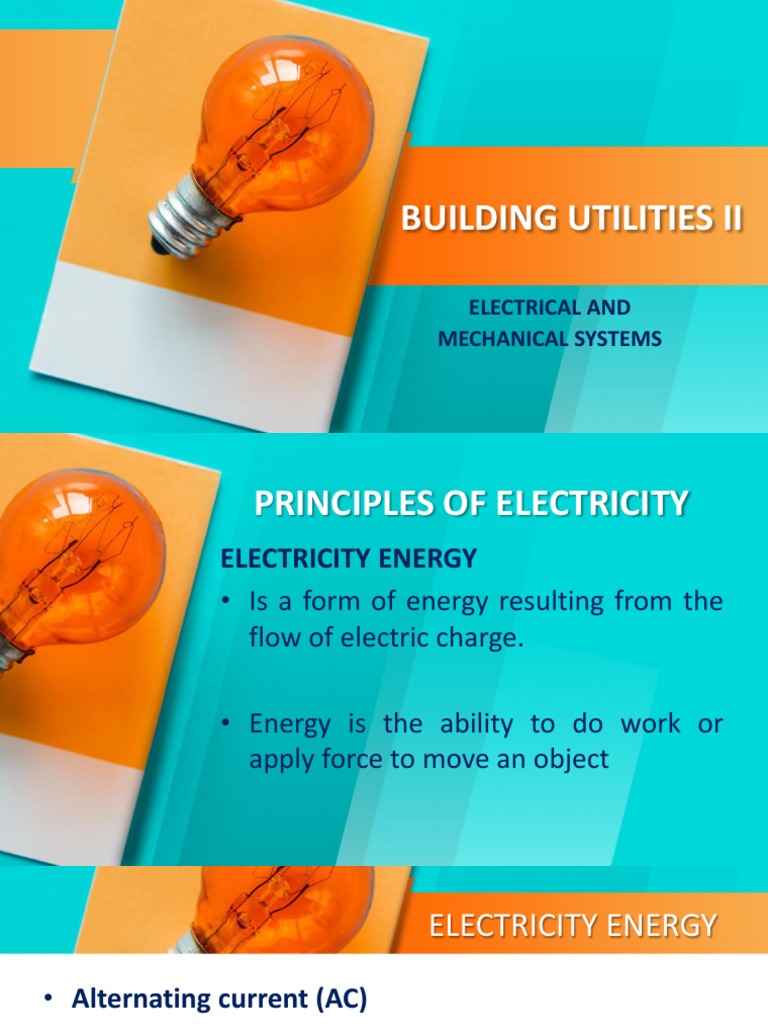 Electrical and Mechanical Systems Overview | PDF | Electrical Wiring ...
