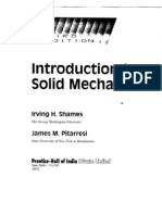 Introduction To Solid Mechanics by Irving Shames