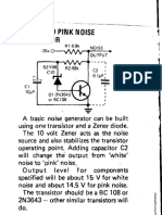 Pink & White Noise Generators - Many Circuits